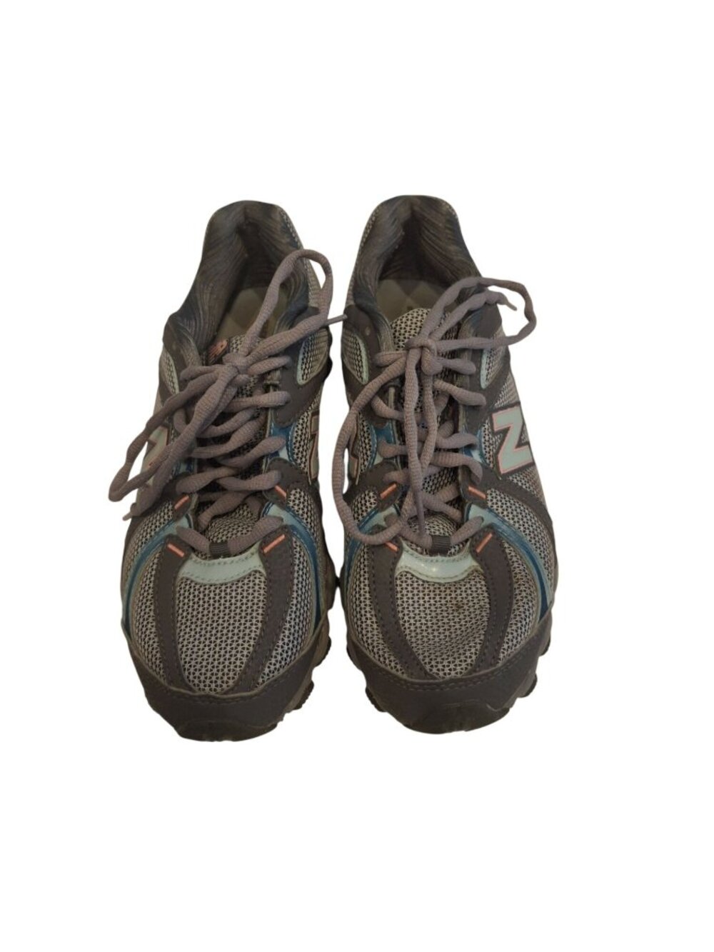 New Balance WT560BB Womens 8 Gray Blue Trail Running Shoes Y2K Gorpcore